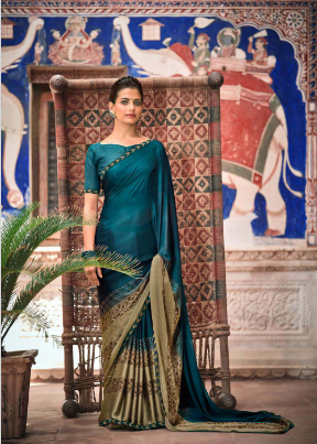 l t kashvi cretion ranisha moss attractive saree catalog