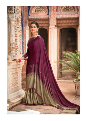 l t kashvi cretion ranisha moss attractive saree catalog