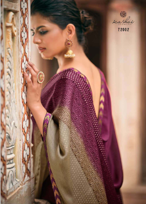 l t kashvi cretion ranisha moss attractive saree catalog