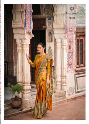 l t kashvi cretion ranisha moss attractive saree catalog