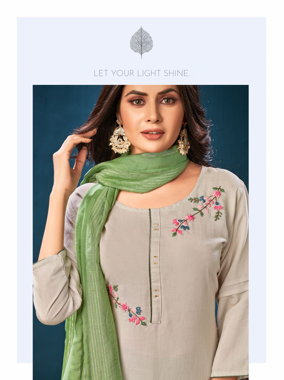 ladyview sarangi viscose regal look top with bottom and dupatta catalog