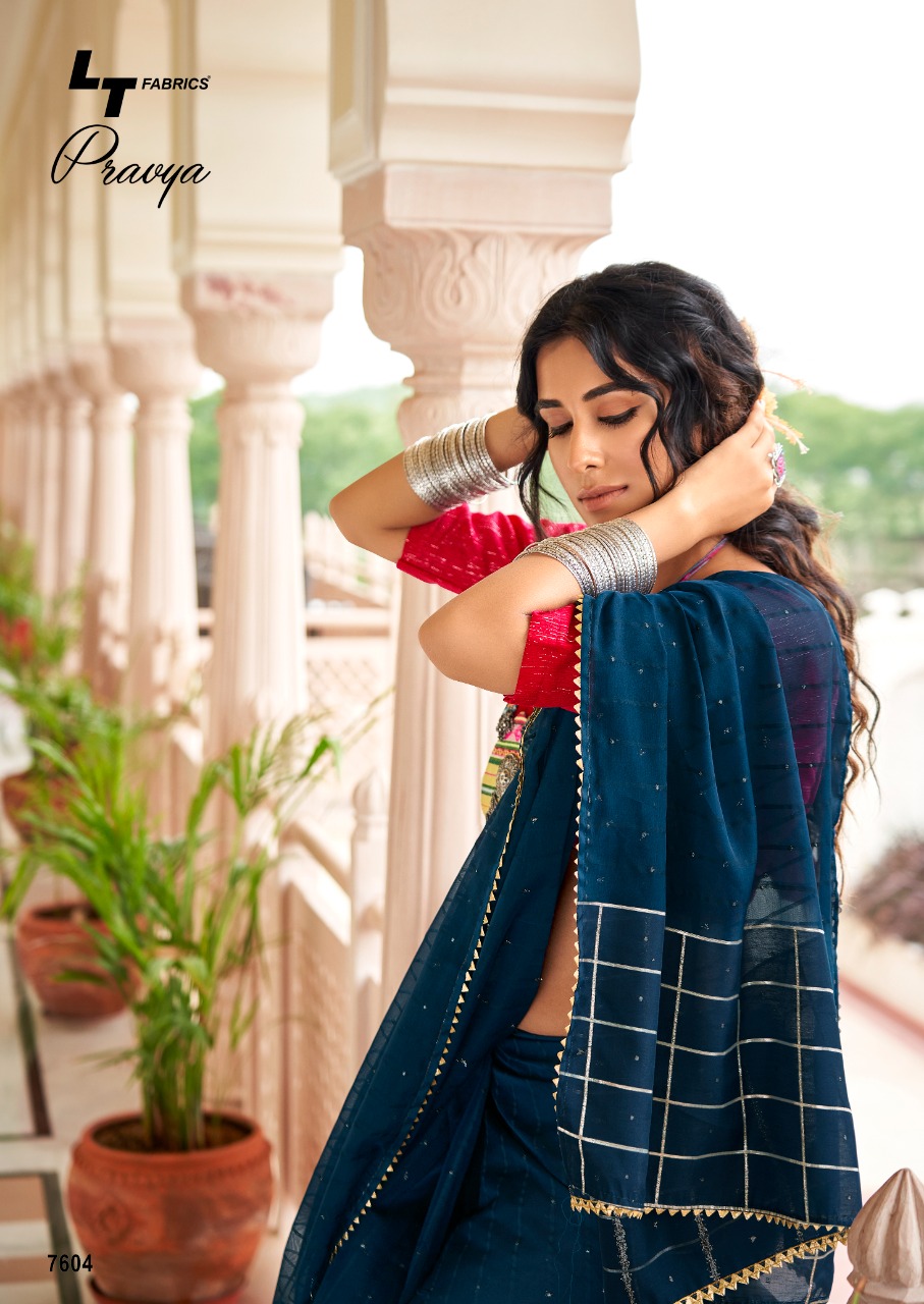 lt fashion pravya oranga decent look saree catalog