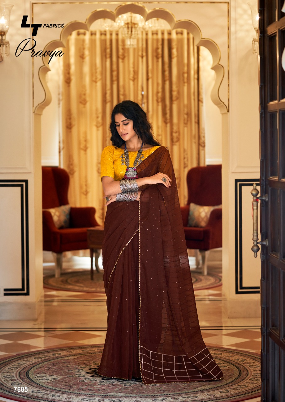 lt fashion pravya oranga decent look saree catalog