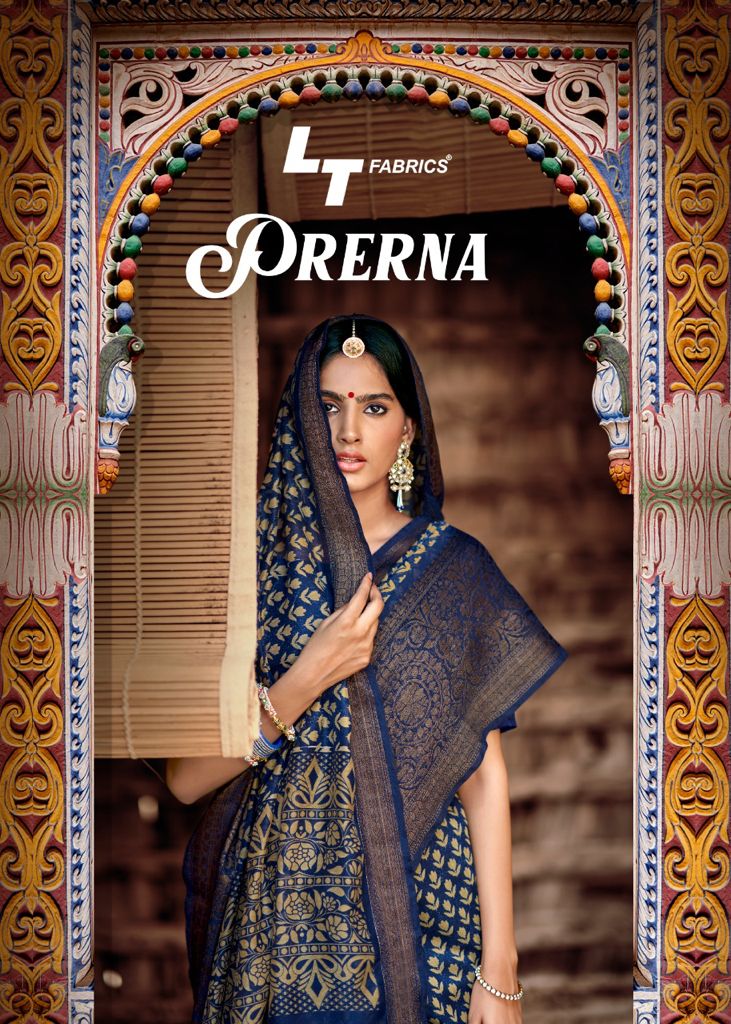 lt fashion prerna vol 3 cotton authentic fabric saree catalog