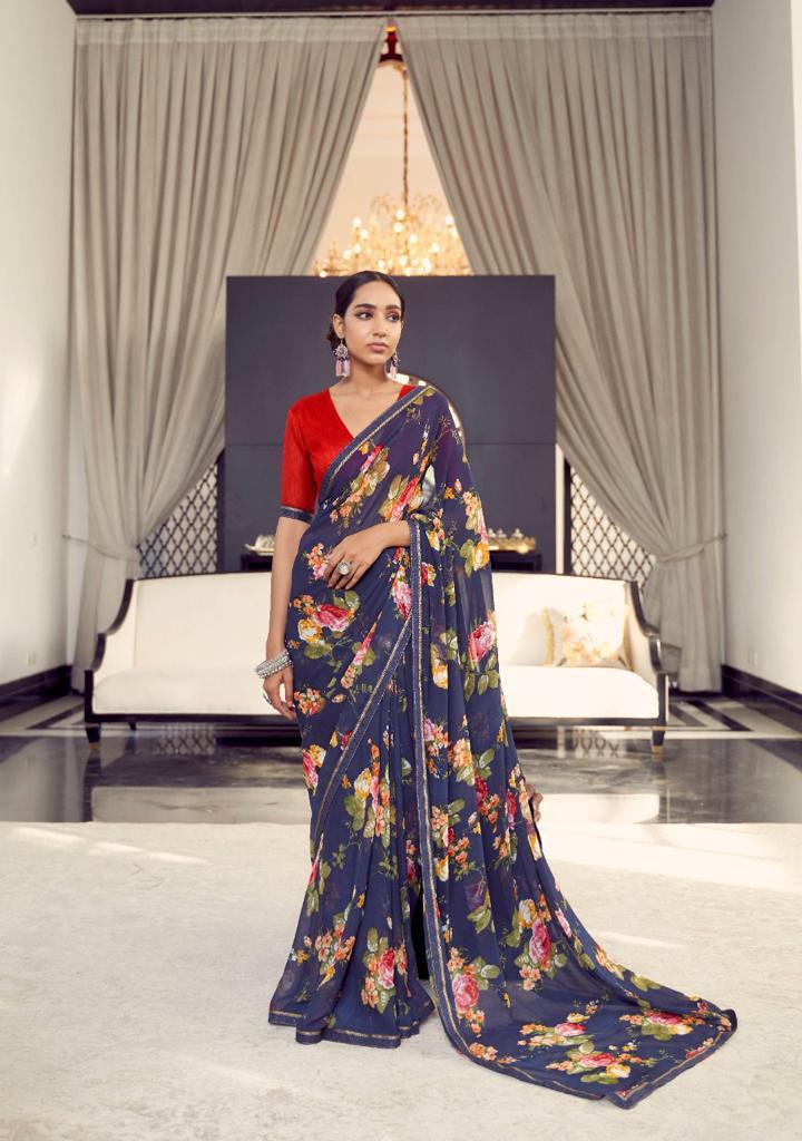 lt kashvi creation arth Weightless elegant print saree catalog