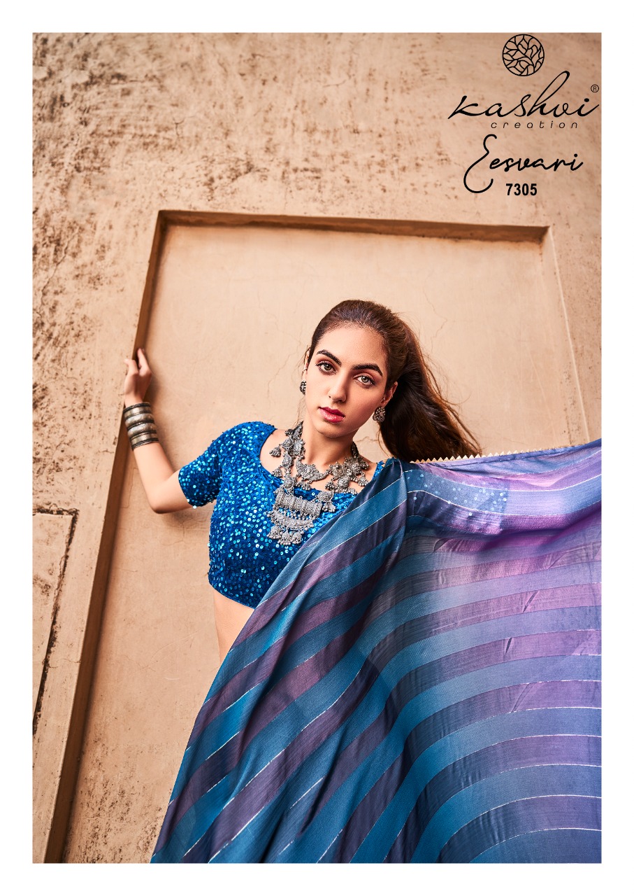 lt kashvi creation eesvari satin gorgeous look saree catalog