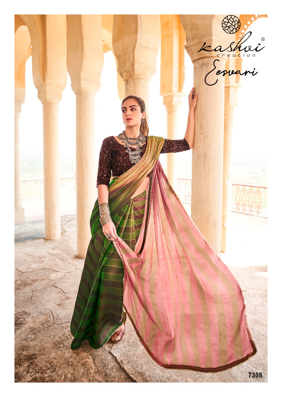 lt kashvi creation eesvari satin gorgeous look saree catalog