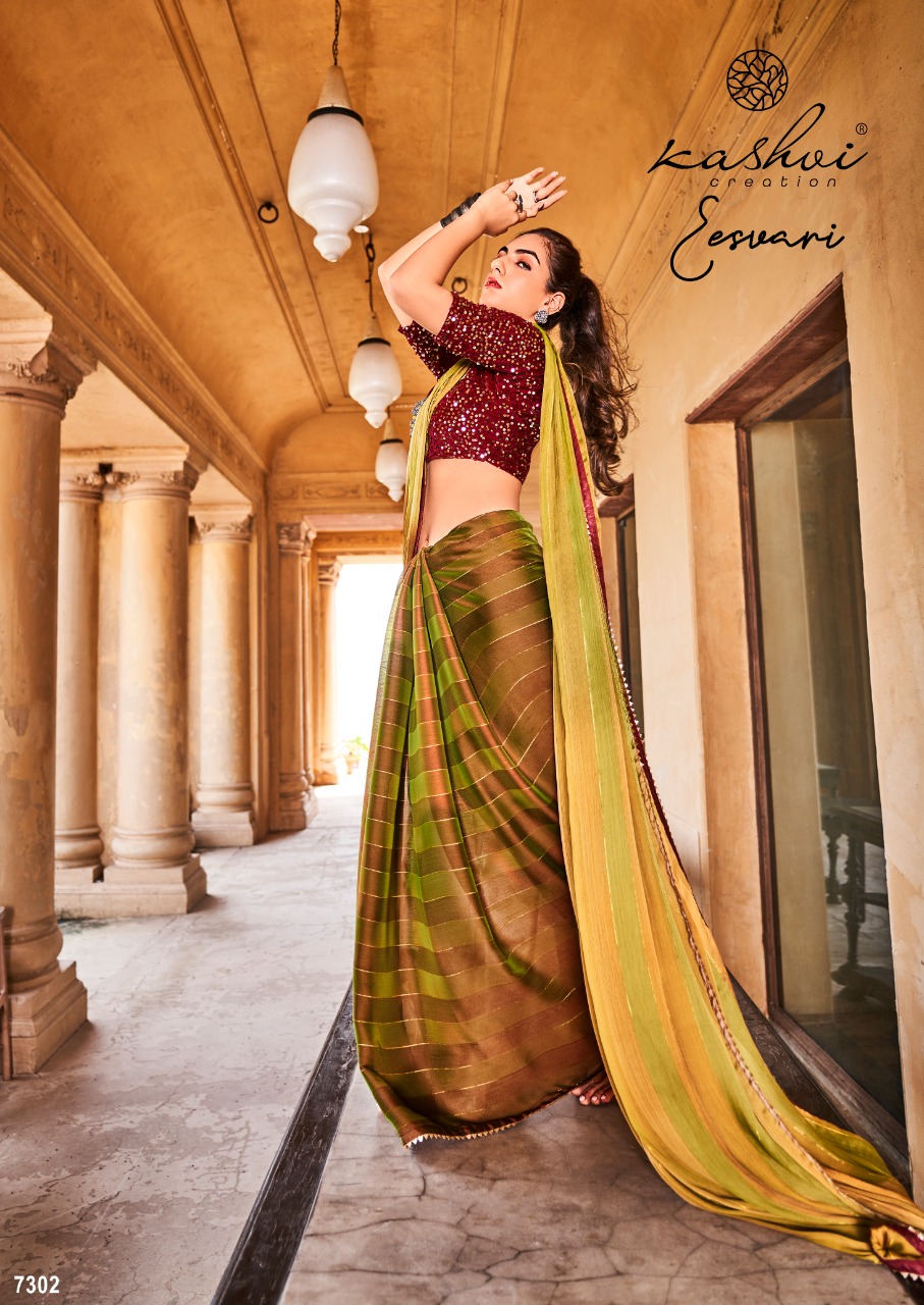 lt kashvi creation eesvari satin gorgeous look saree catalog