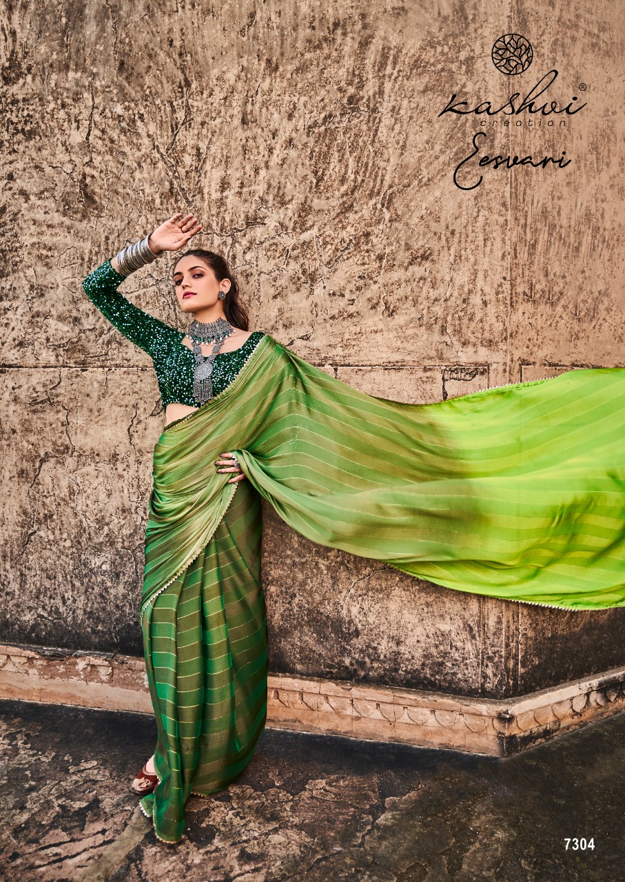 lt kashvi creation eesvari satin gorgeous look saree catalog