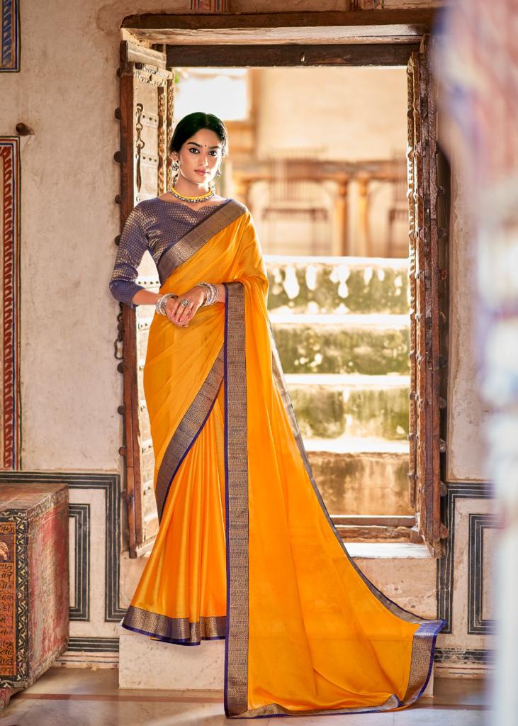 lt kashvi creation kaveri chiffon regal look saree catalog