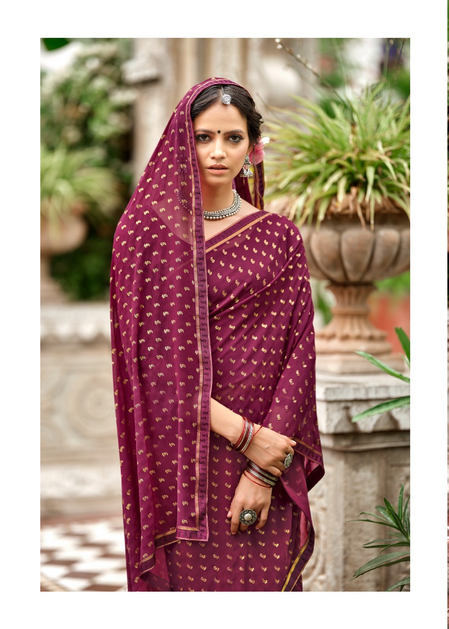 lt kashvi creation mitasha georgget elegant print saree catalog