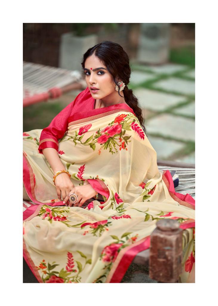 lt kashvi creation orchid vol 3 georgette elegant saree catalog