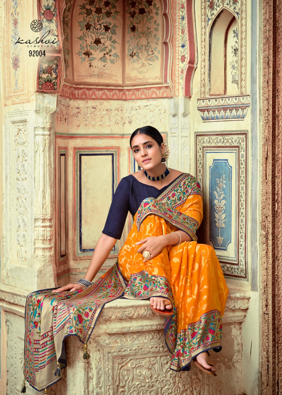 lt kashvi creation paithni silk braso gorgeous look saree catalog