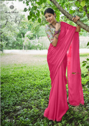 lt kashvi creation ruby chiffon exclusive look saree catalog