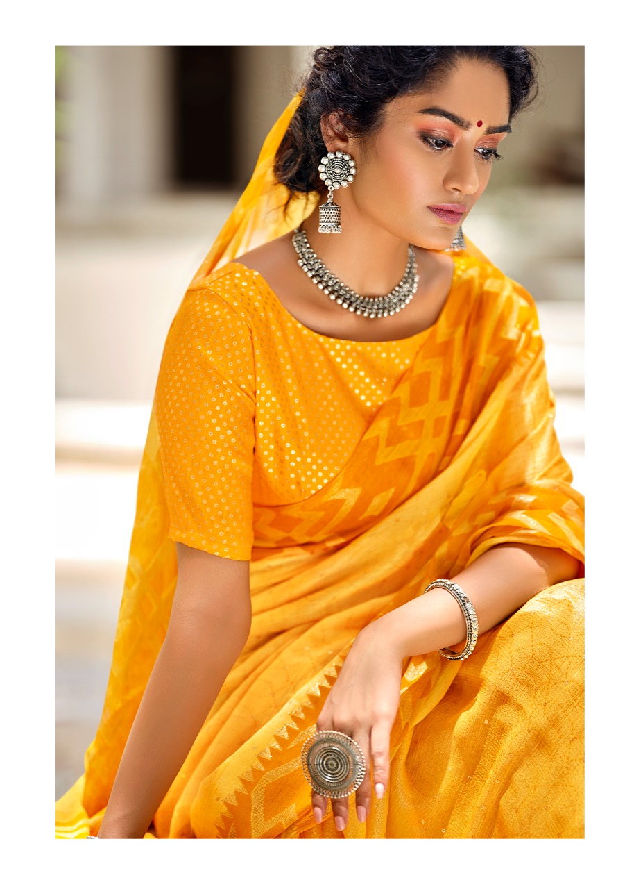 lt kashvi creation shringar chiffon elagant saree catalog