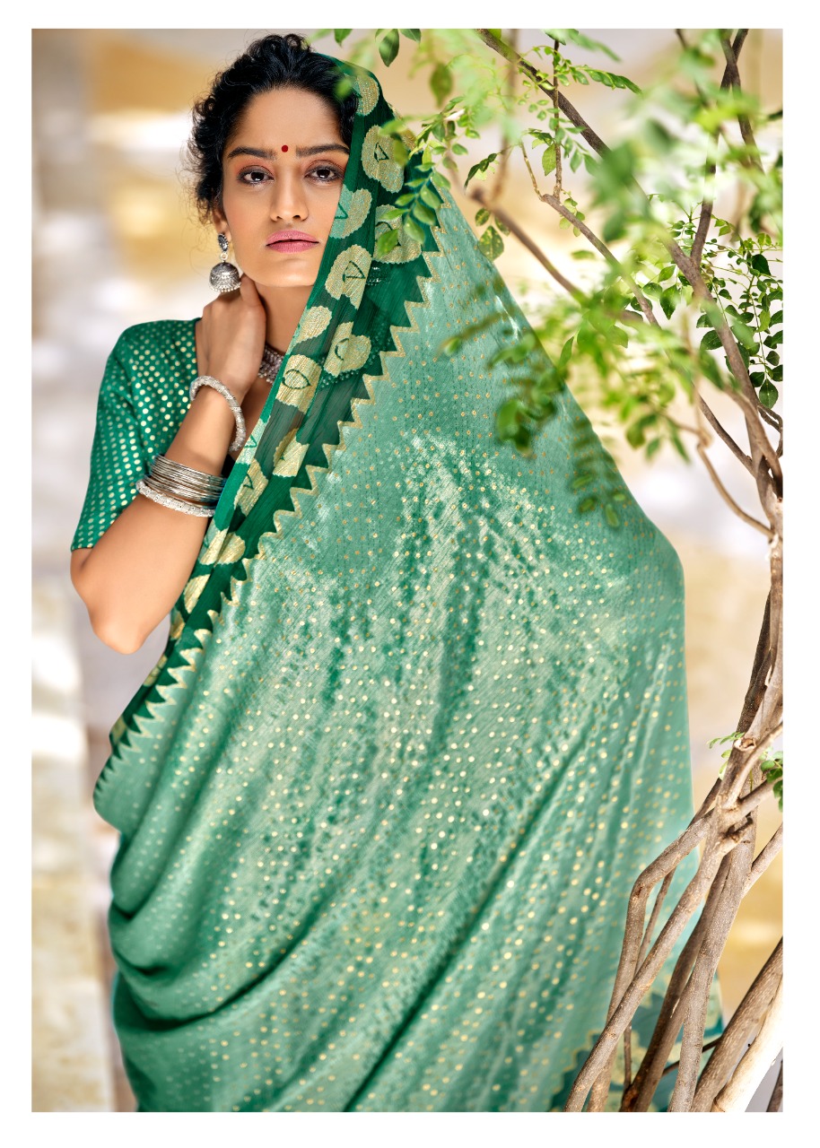 lt kashvi creation shringar chiffon elagant saree catalog