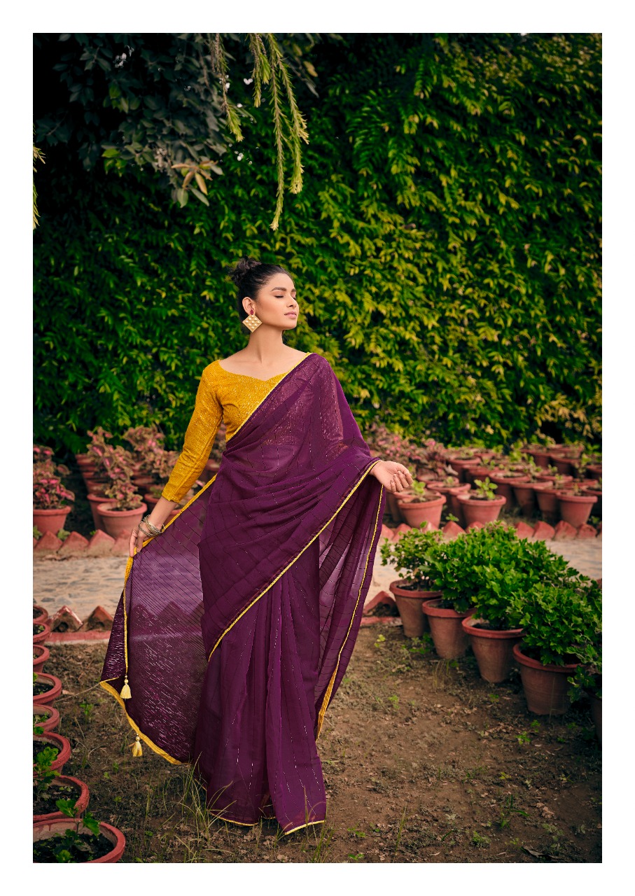 lt vedika organza exclusive look saree catalog