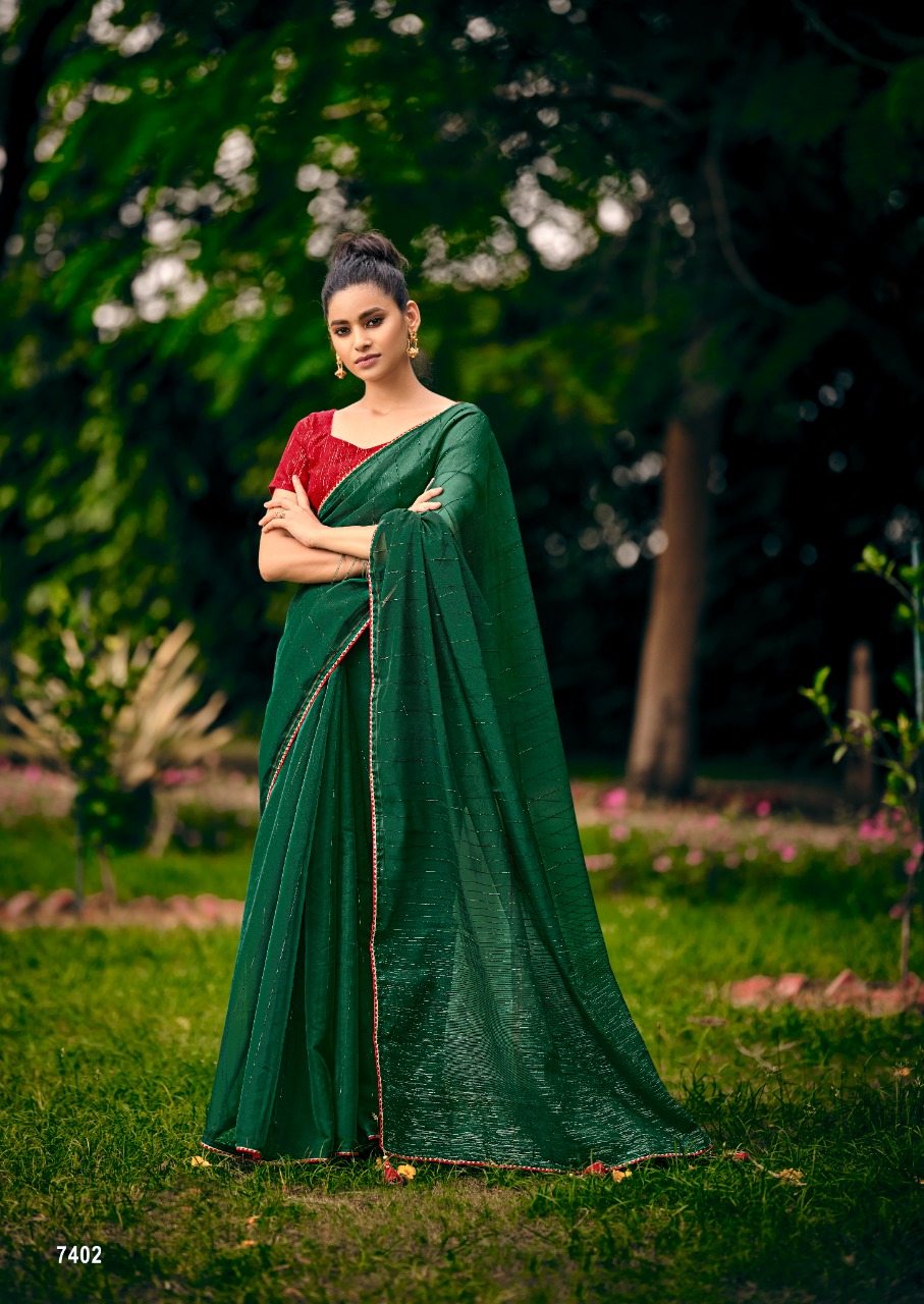 lt vedika organza exclusive look saree catalog