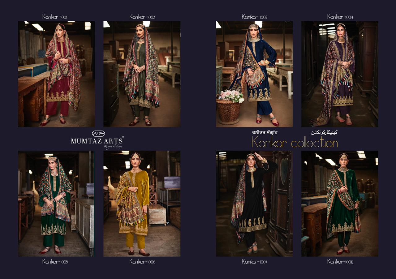mumtaz art kanikar velvet vol 2 velvet classic trendy look salwar suit catalog