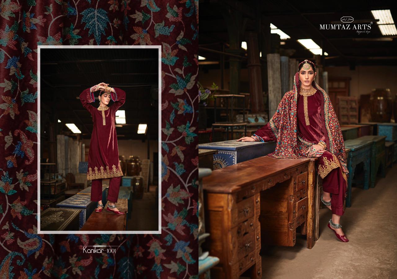 mumtaz art kanikar velvet vol 2 velvet classic trendy look salwar suit catalog