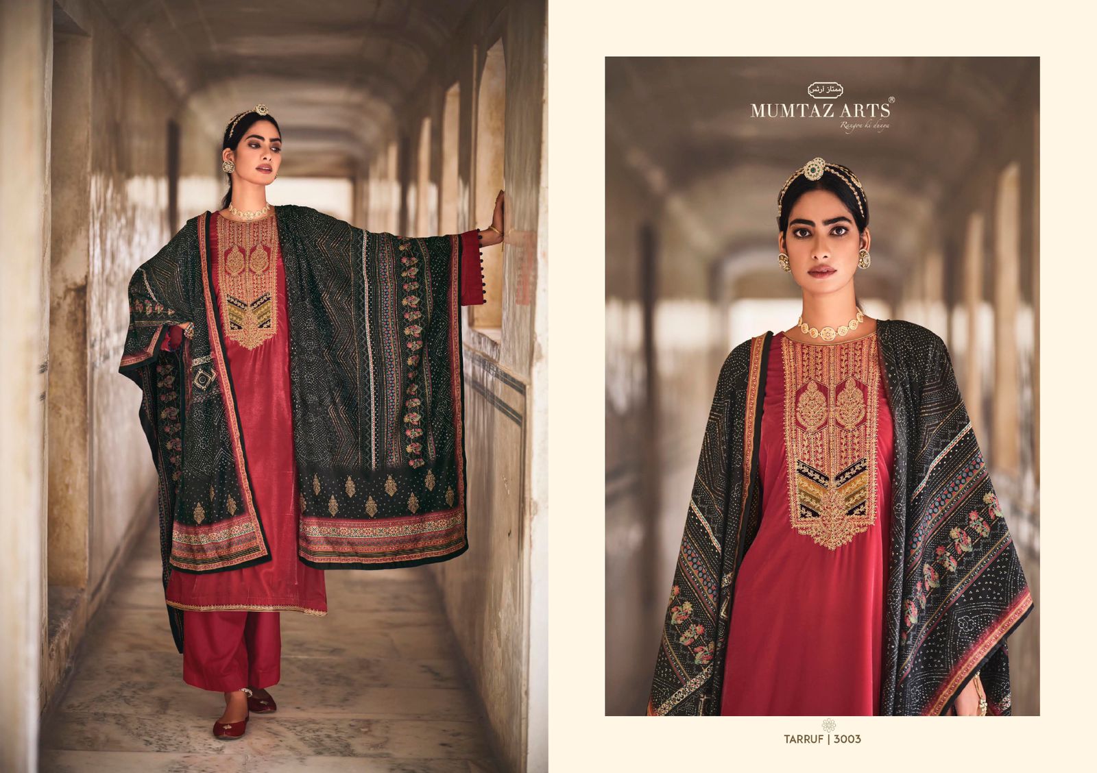 mumtaz arts tarruf velvet vol 3 nx velvet gorgeous look salwar suit catalog