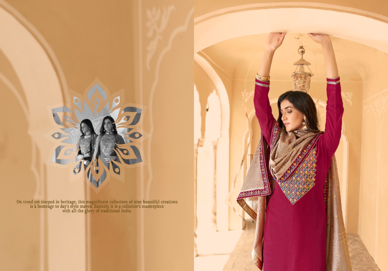 panch ratna mahek silk attractive salwar suit catalog