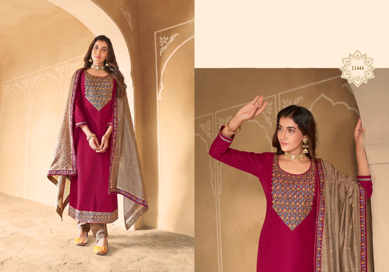 panch ratna mahek silk attractive salwar suit catalog