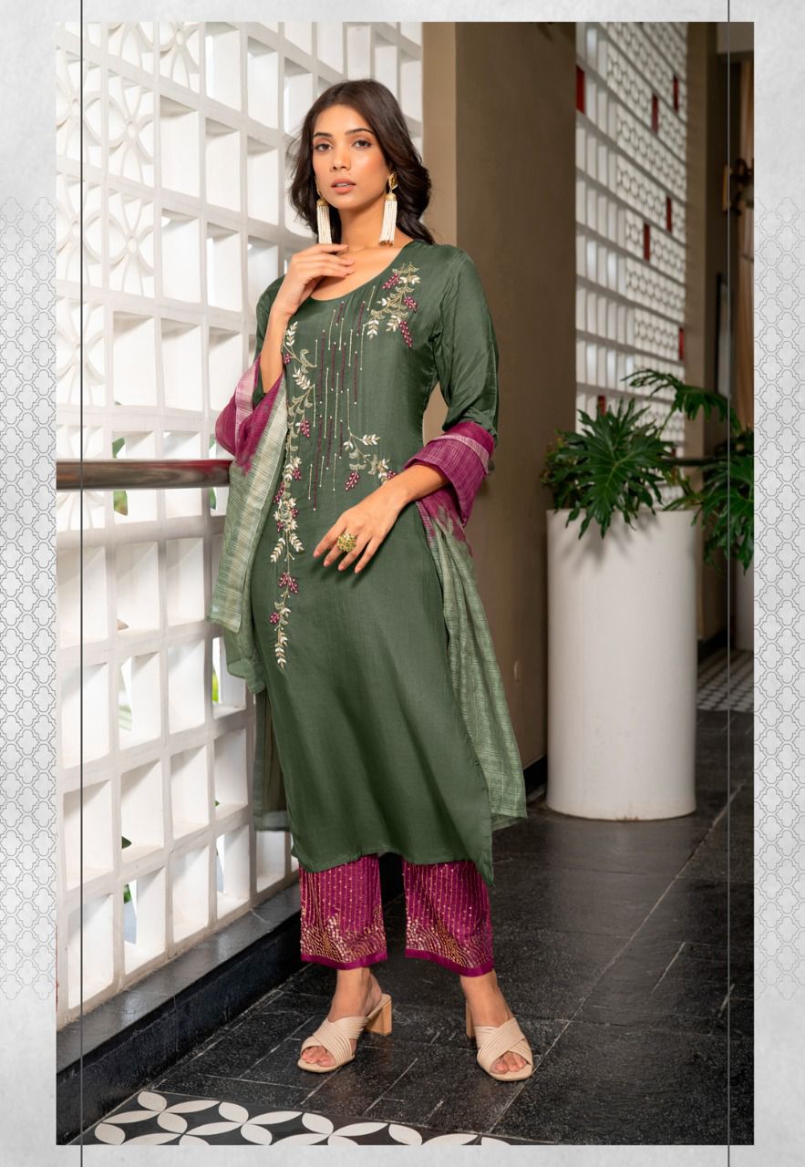 psyna prakriti muslin astonishing top bottom with dupatta catalog