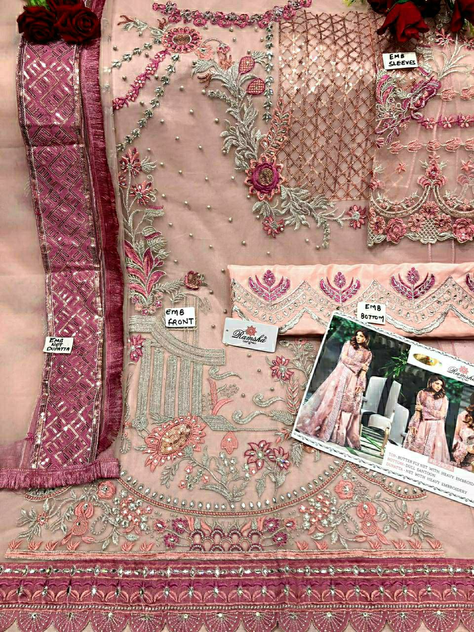 ramsha ramsha r 242nxbutterfly net catchy style salwar suit catalog