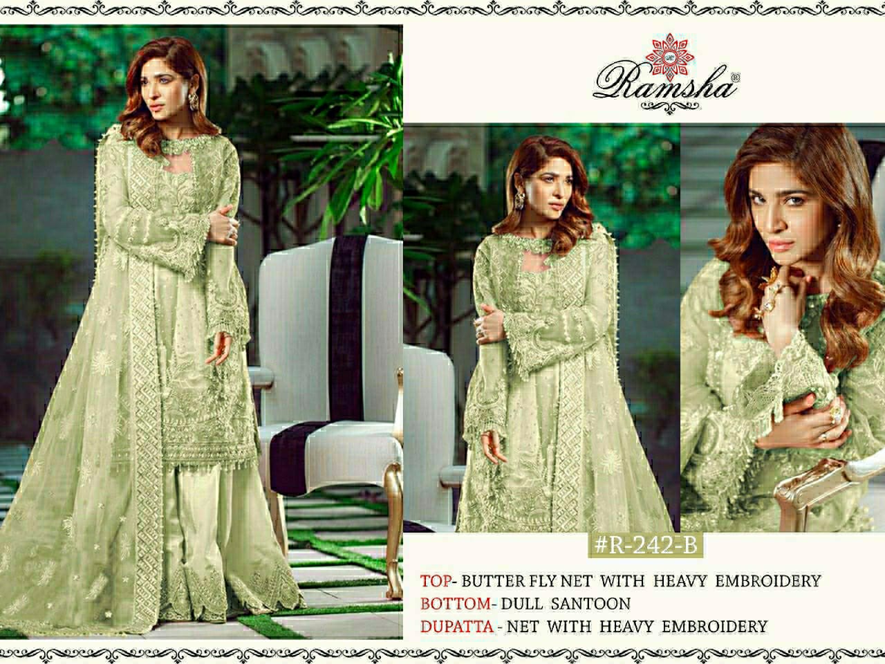 ramsha ramsha r 242nxbutterfly net catchy style salwar suit catalog