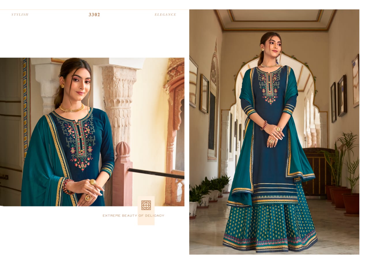 rangoon kessi apsara vol 6 rayon new and modern style top bottom and dupatta catalog