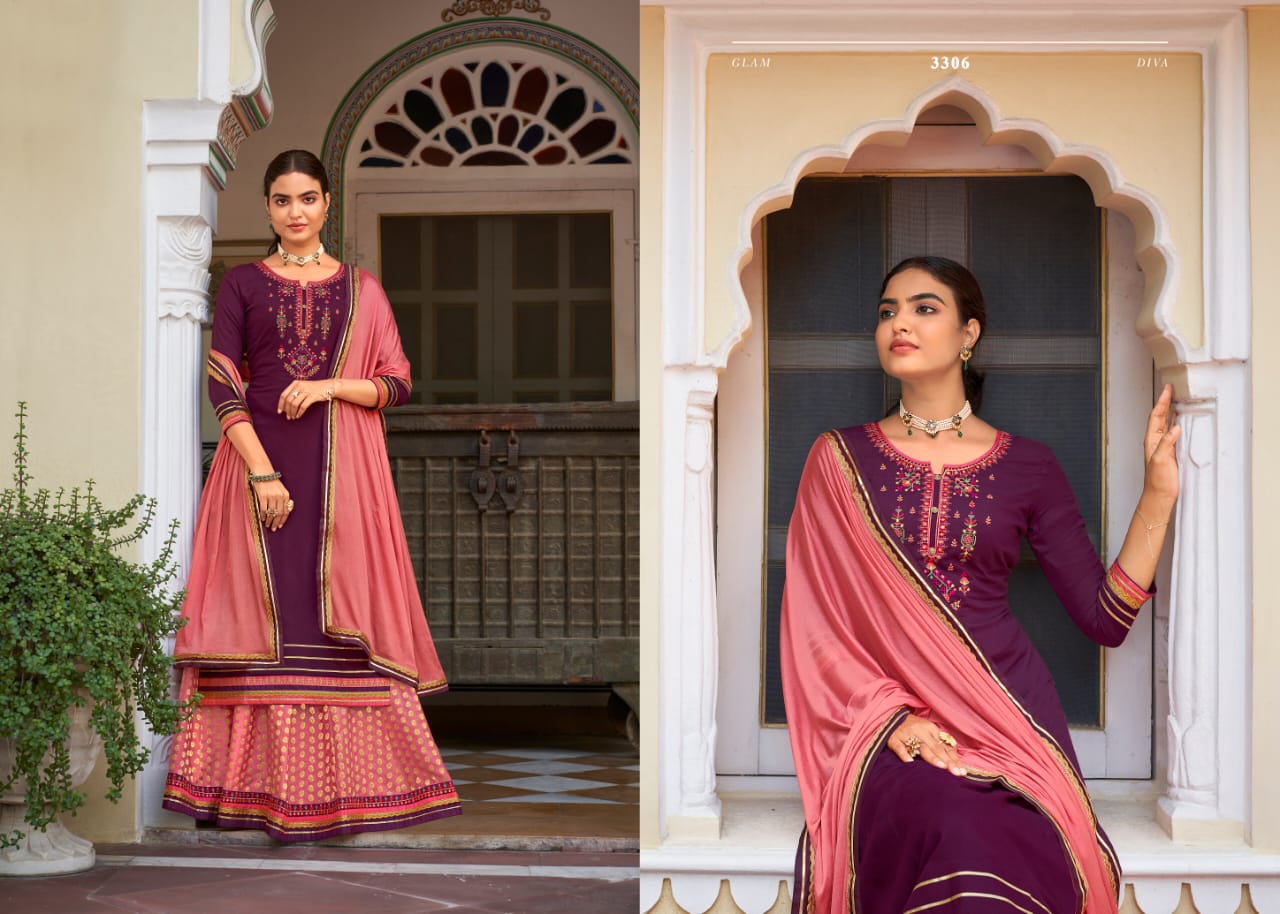 rangoon kessi apsara vol 6 rayon new and modern style top bottom and dupatta catalog