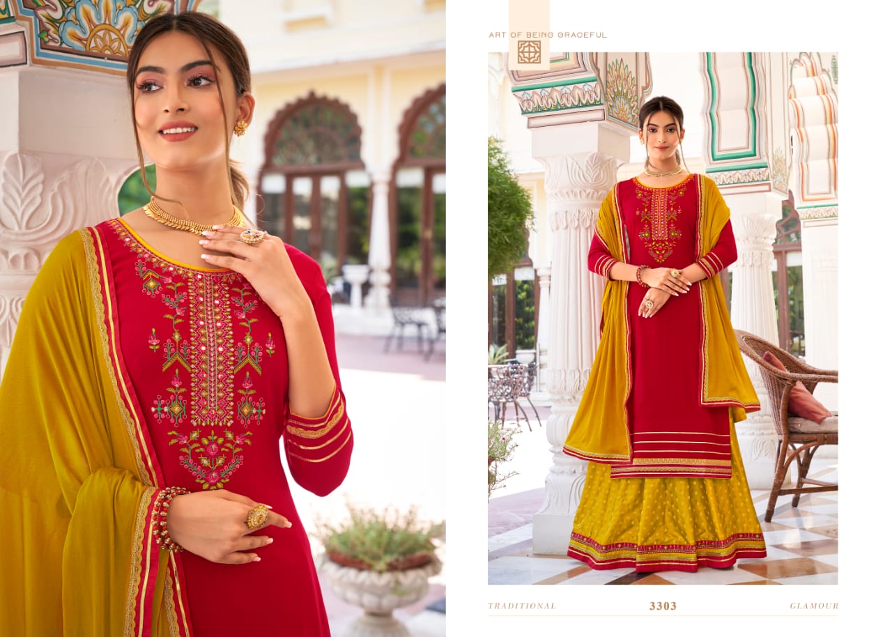 rangoon kessi apsara vol 6 rayon new and modern style top bottom and dupatta catalog