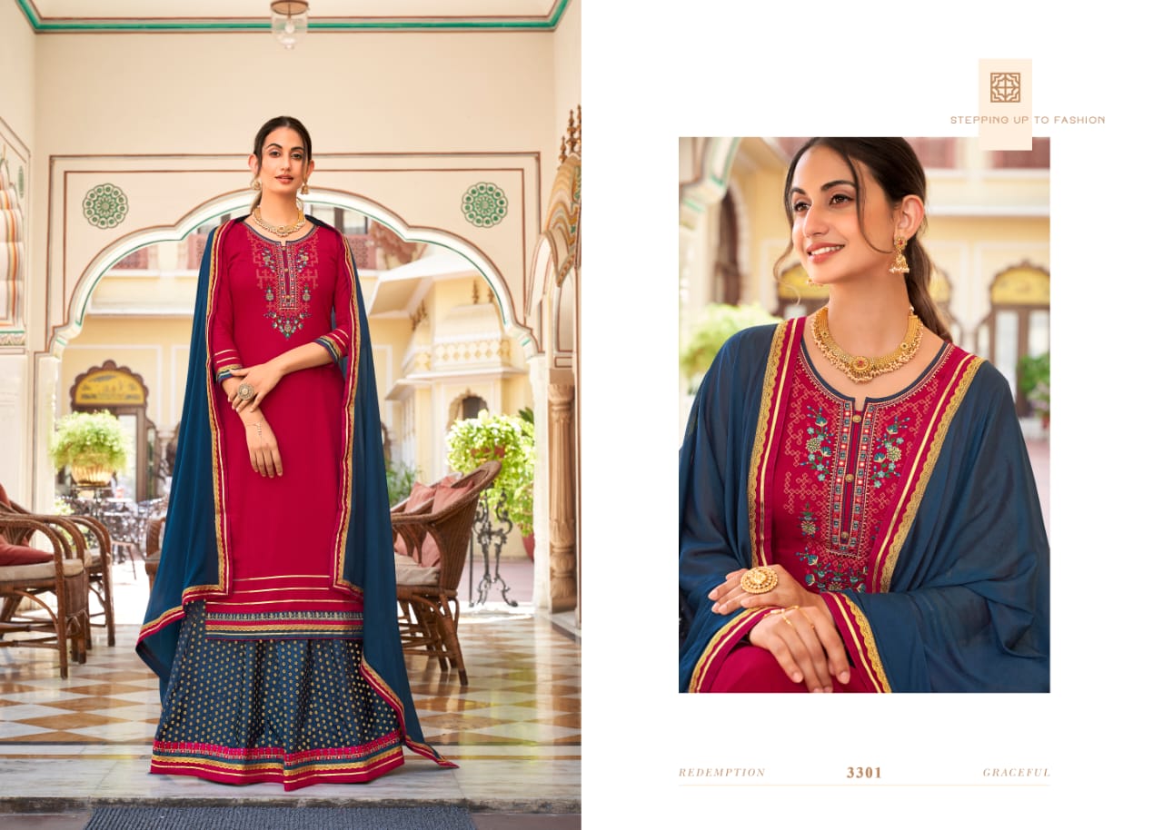 rangoon kessi apsara vol 6 rayon new and modern style top bottom and dupatta catalog