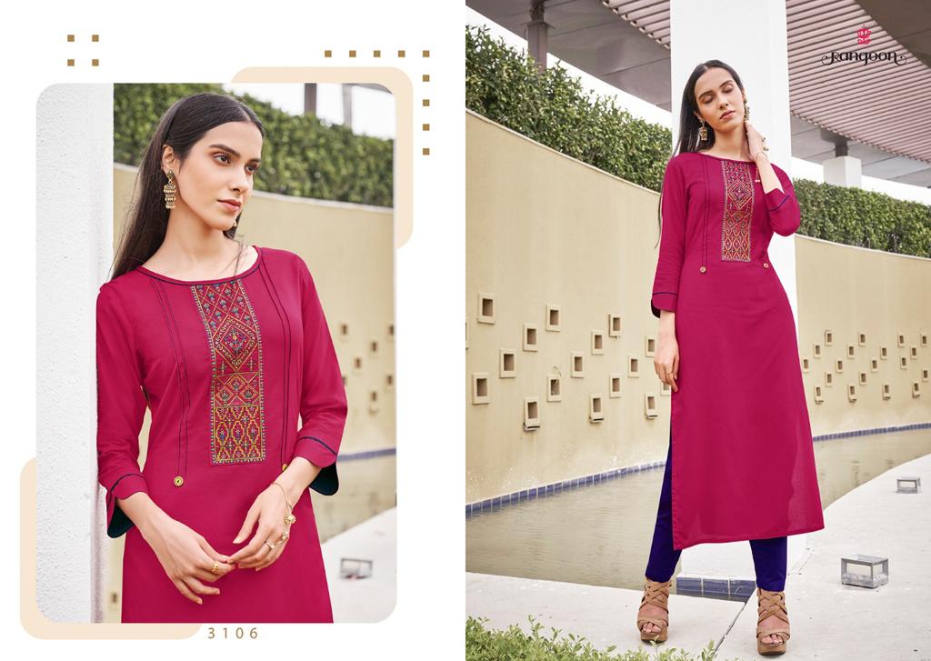 rangoon kessi park vol 3 rayon new and modern style top bottom and dupatta catalog