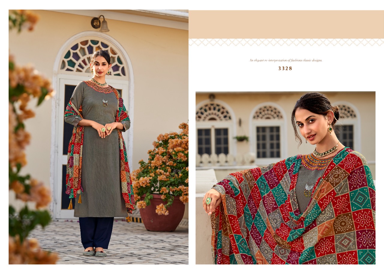 rangoon kessi ramjat muslin astonishing look top Bottom with dupatta catalog