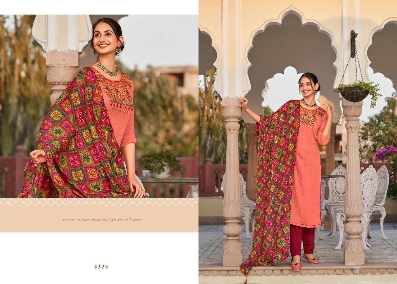 rangoon kessi ramjat muslin astonishing look top Bottom with dupatta catalog