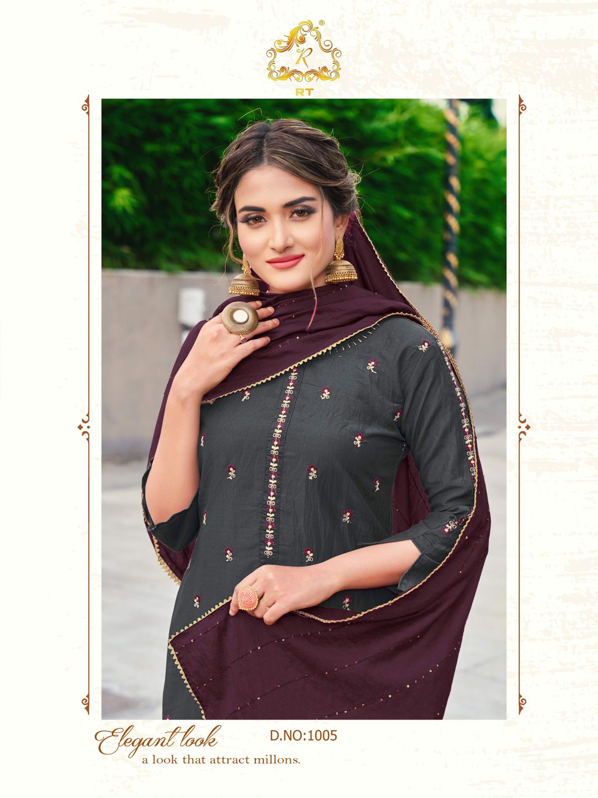 rijiya trends surili vol 2 viscose new and modern style kurti with pant dupatta catalog