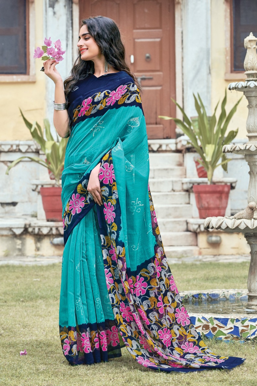 sangam print aakruti cotton attractive saree catalog