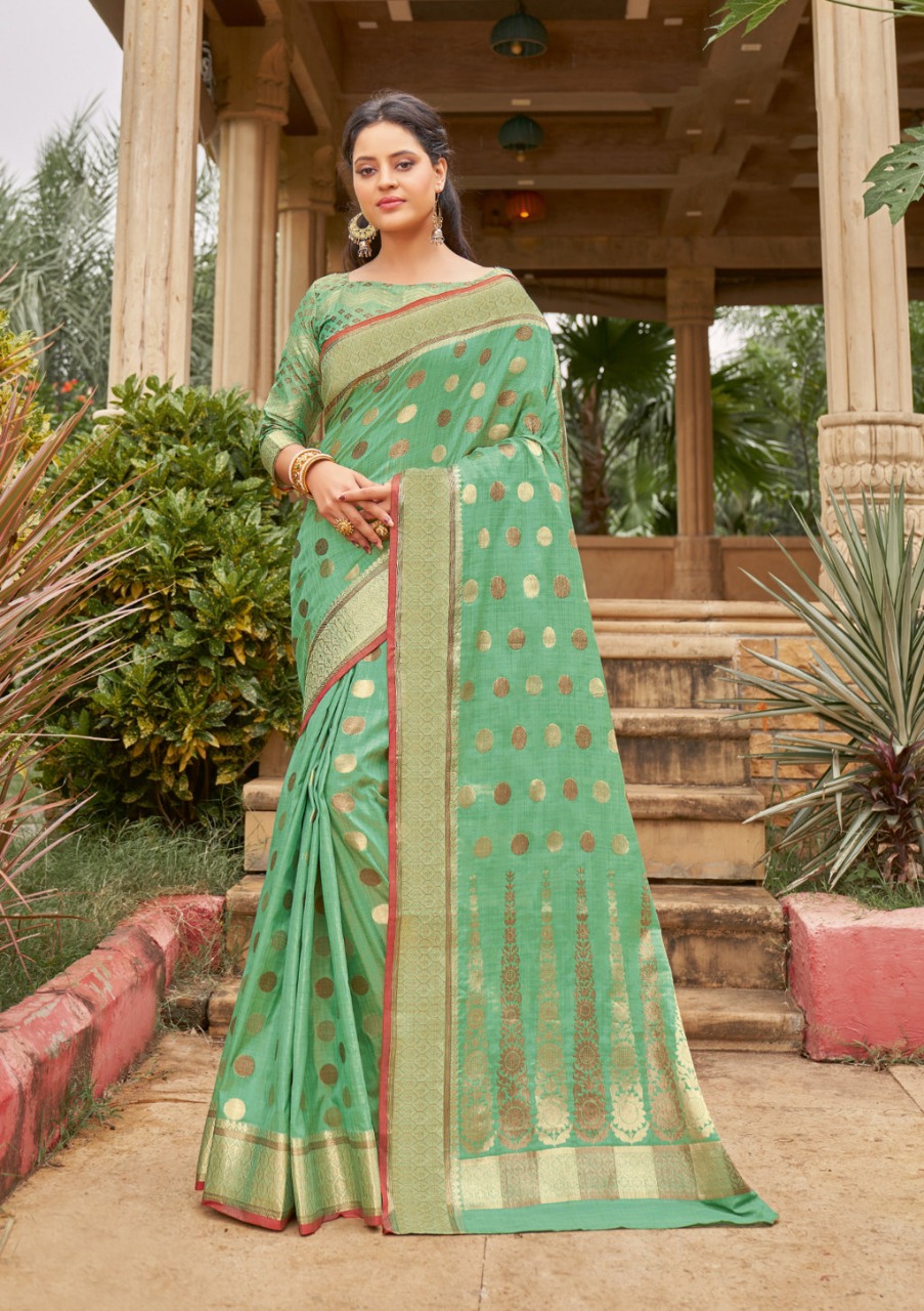 sangam print amanya cotton graceful look saree catalog