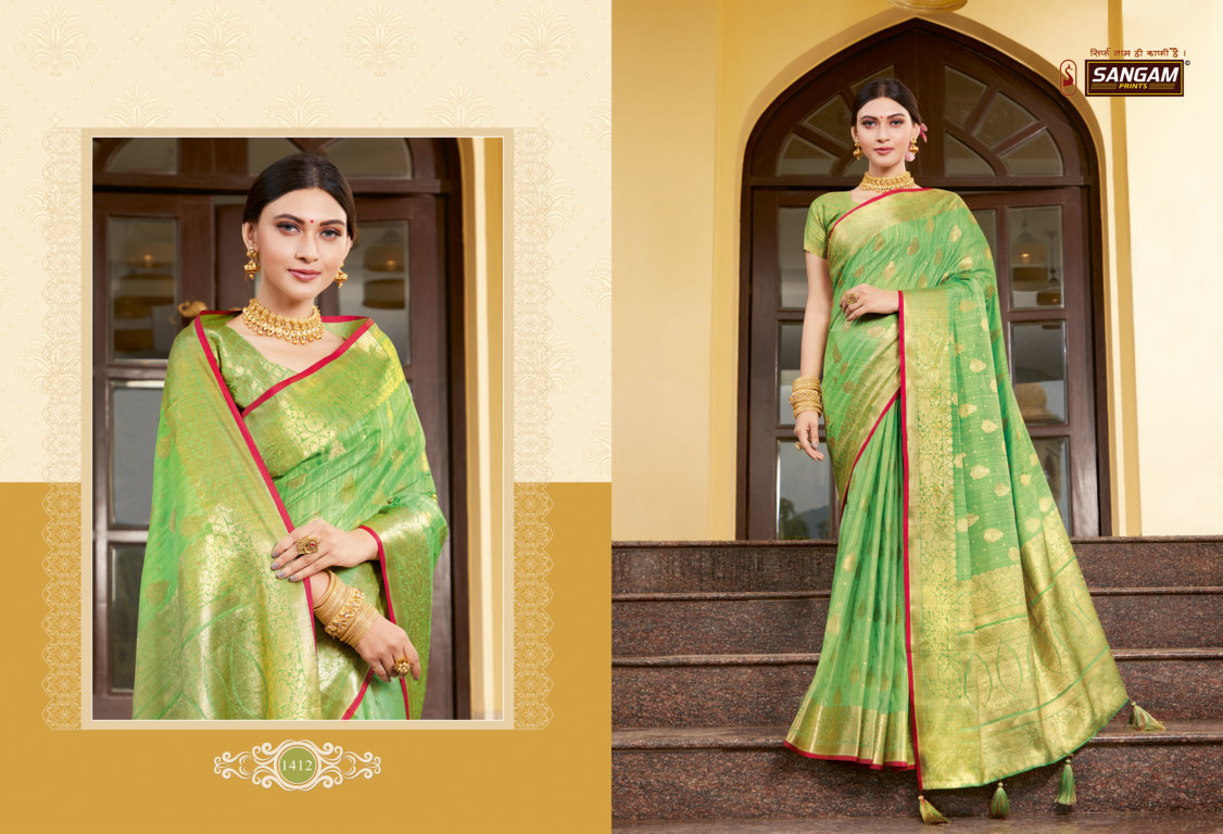 sangam print sakhi saheli catchy look saree catalog