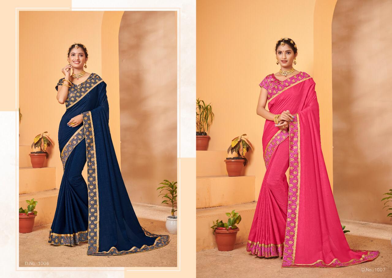 saroj natural beauty silk regal look saree catalog