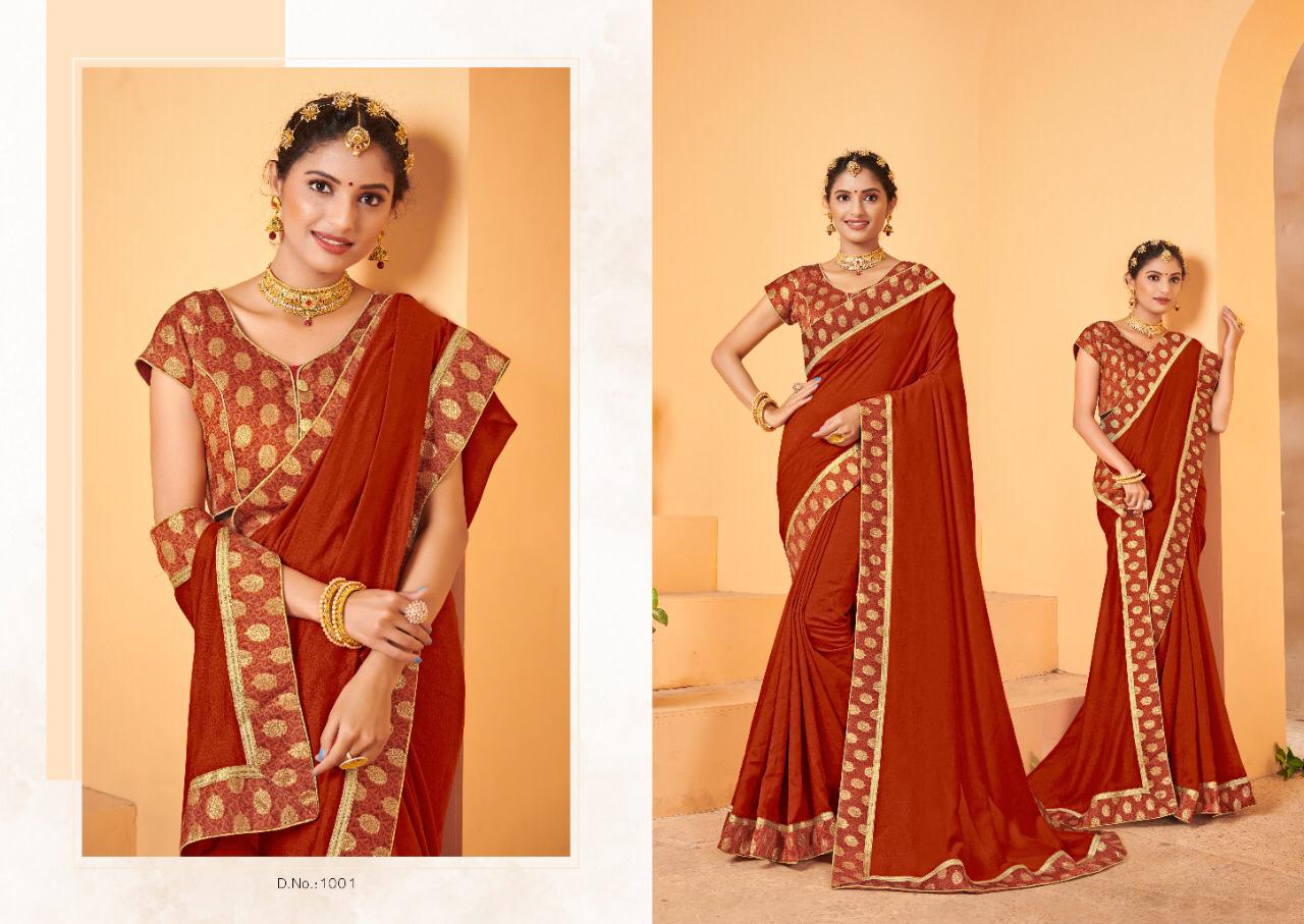 saroj natural beauty silk regal look saree catalog