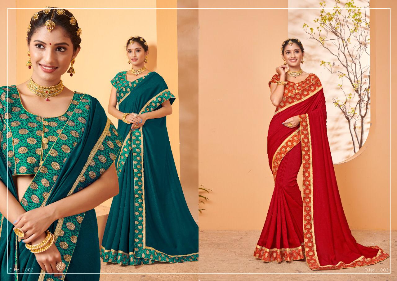 saroj natural beauty silk regal look saree catalog