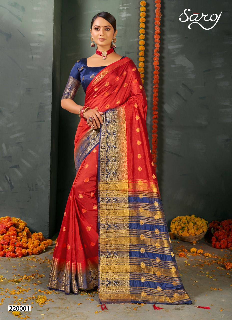 saroj radhika naylon silk georgette catchy print saree catalog