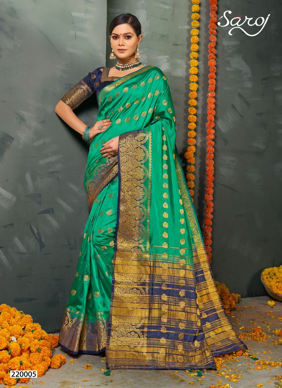 saroj radhika naylon silk georgette catchy print saree catalog