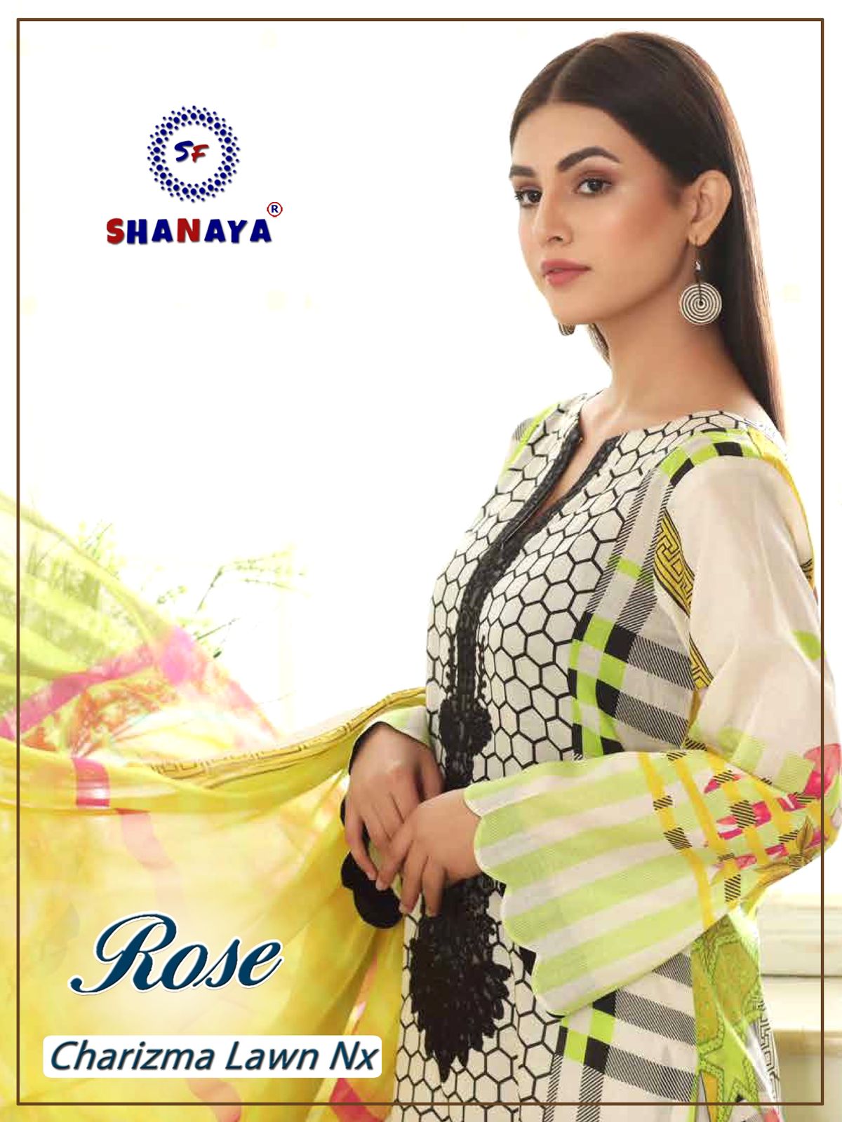 shanaya fashion rose charizma lawn nx lawn gorgeous look salwar suit catalog