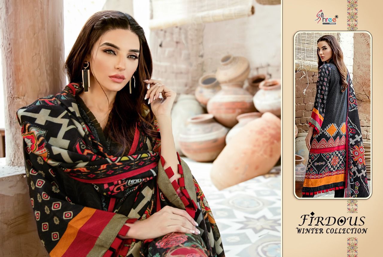 shree fab firdos winter collection pashmina decent look salwar suit catalog