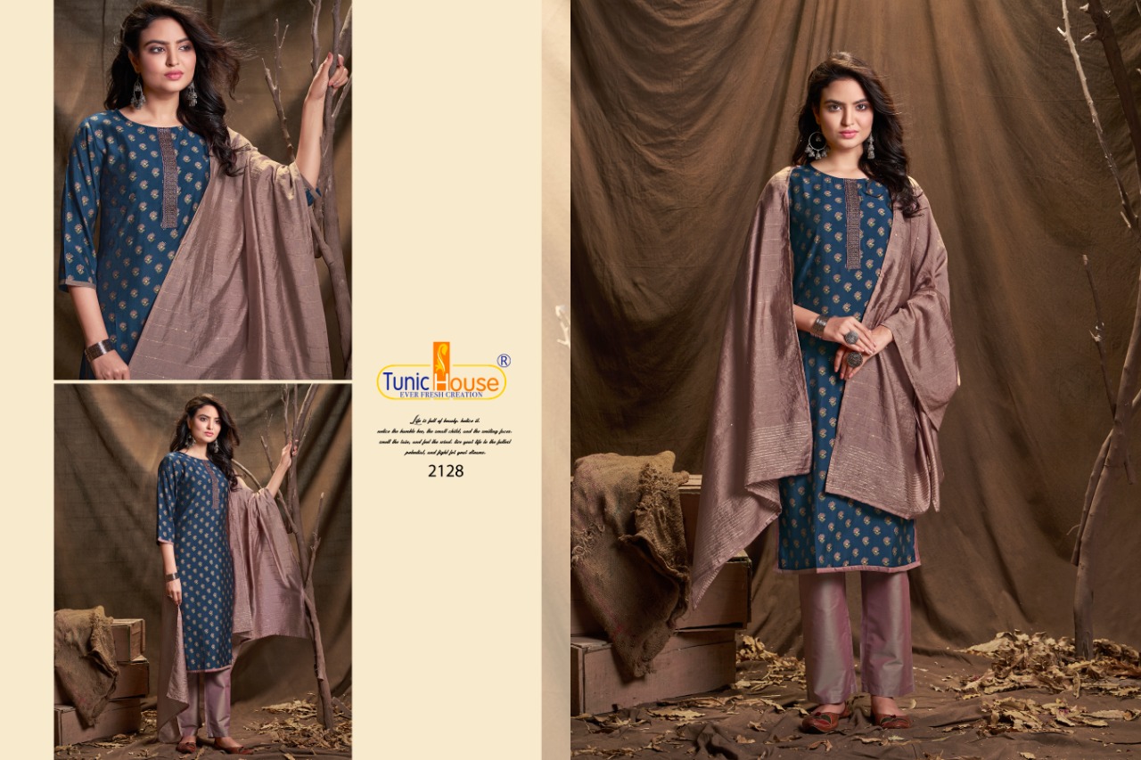 tunic house era dupatta vol 4 muslin silk exclusive fabric top bottom with dupatta catalog