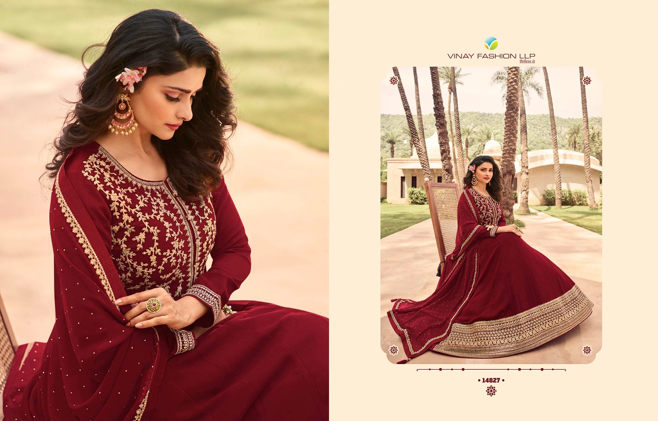 Vinay fashion kaseesh attraction georgette festive look saree catalog